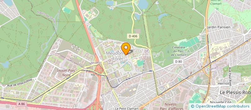 localisation de l'entreprise DC ELECTRIC à MEUDON