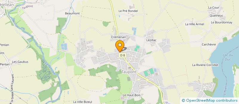 localisation de l'entreprise DC ETANCHEITE  TAUPONT