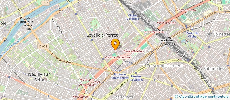 localisation de l'entreprise DC EVENTS à LEVALLOIS PERRET