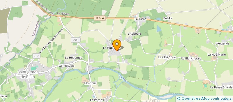 localisation de l'entreprise DC FINANCES  BLAIN