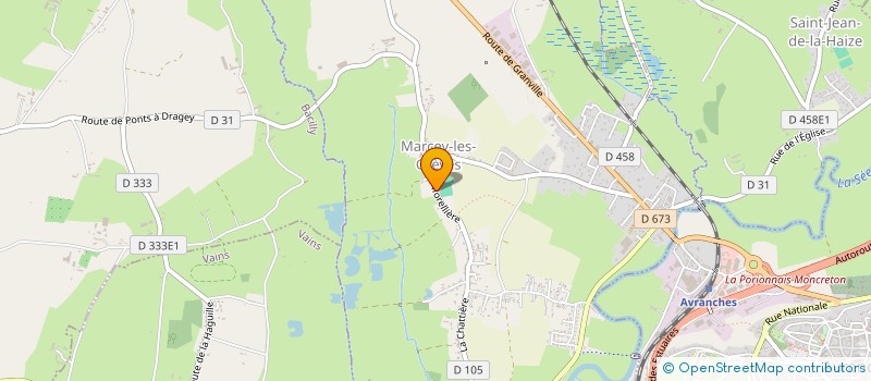 localisation de l'entreprise DC FINANCES  MARCEY-LES-GREVES