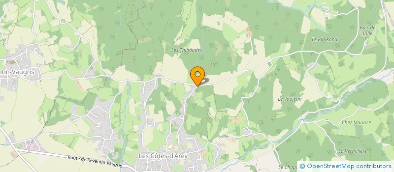 localisation de l'entreprise DC FORMATION-CONSEIL  LES COTES-D'AREY