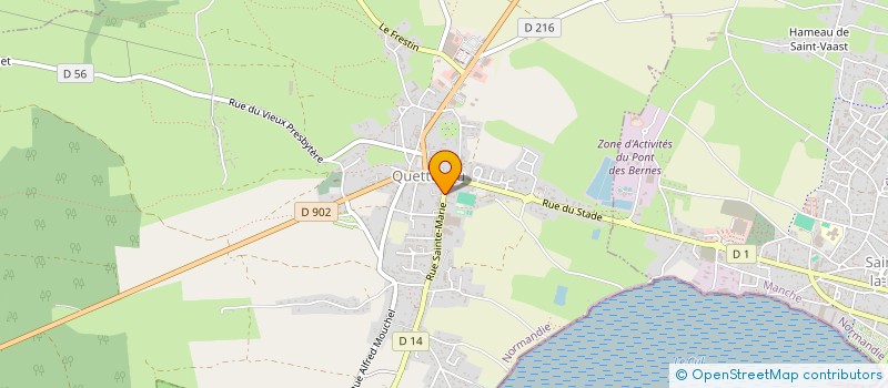 localisation de l'entreprise DC FORMATIONS  QUETTEHOU