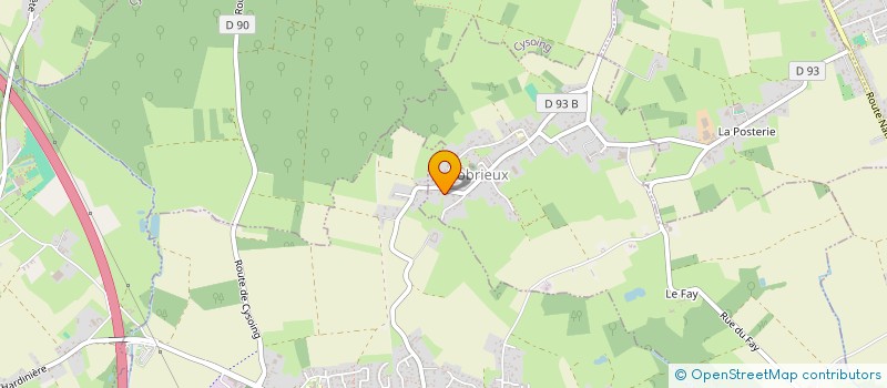 localisation de l'entreprise DC FRITES  COBRIEUX