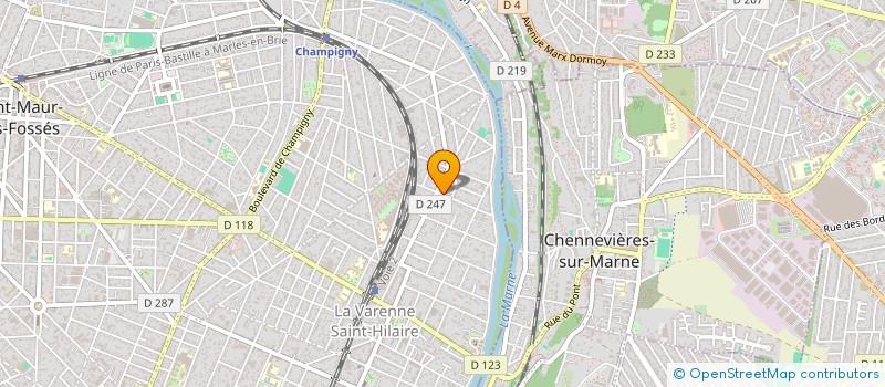 localisation de l'entreprise DC GESTION à SAINT-MAUR-DES-FOSSES