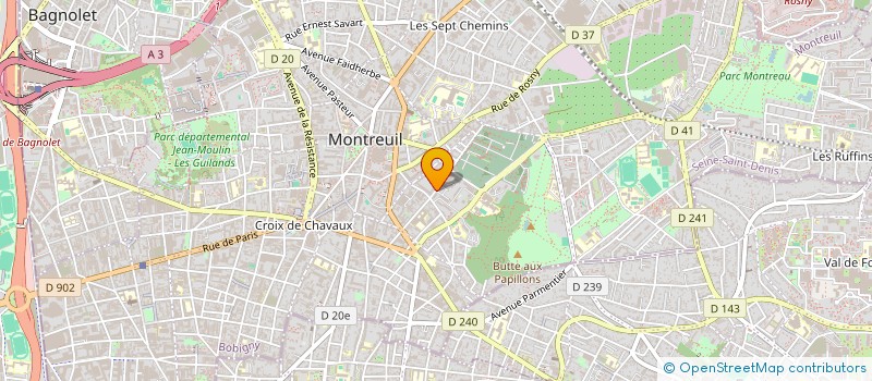 localisation de l'entreprise DC GRACE ZIKISSO à MONTREUIL