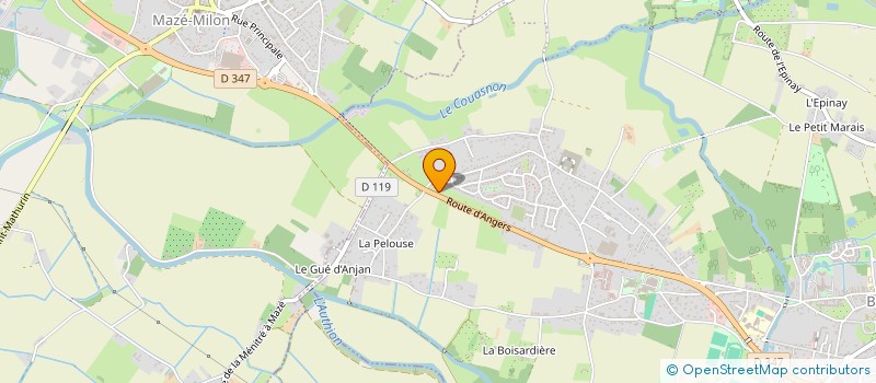 localisation de l'entreprise DC HABITAT  BEAUFORT-EN-ANJOU