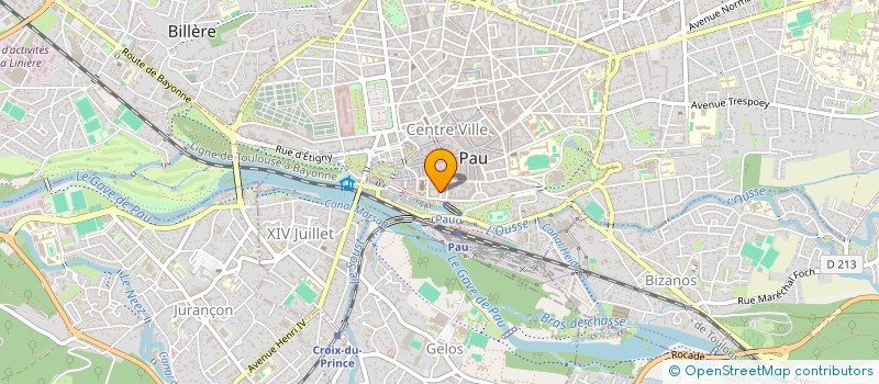 localisation de l'entreprise DC HOLDING à PAU