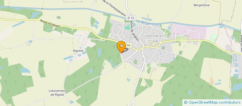 localisation de l'entreprise DC HOLDING à VIENNE-EN-VAL