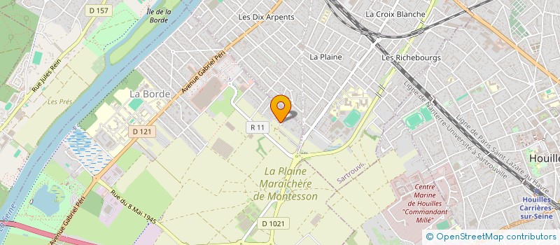 localisation de l'entreprise DC HOLDING à MONTESSON