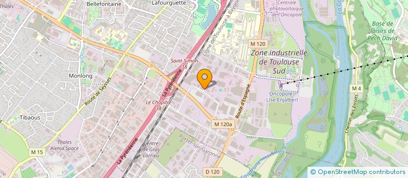 localisation de l'entreprise DC HOLDING  TOULOUSE