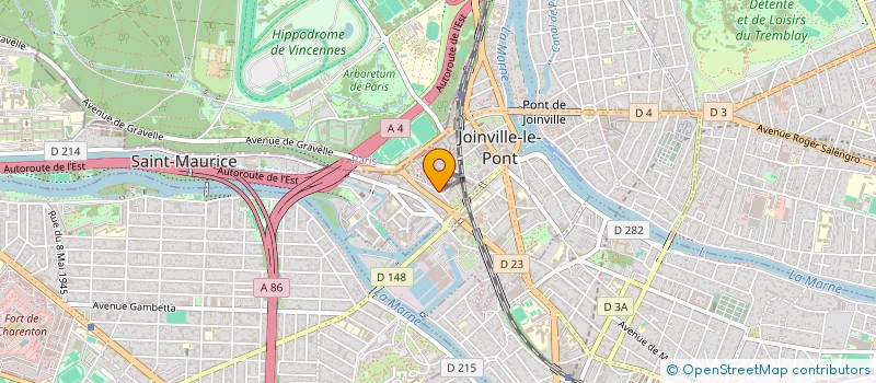 localisation de l'entreprise DC HOLDING à SAINT-MAURICE