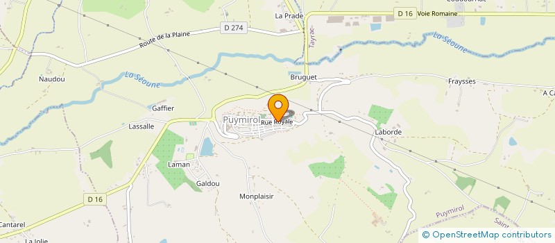 localisation de l'entreprise DC HOLDING  PUYMIROL