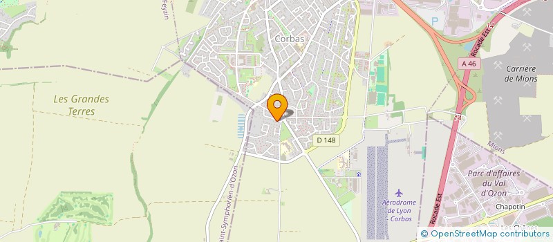 localisation de l'entreprise DC HOLDING  CORBAS