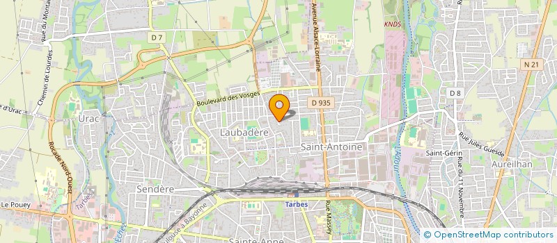 localisation de l'entreprise DC IMMO  TARBES