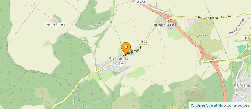localisation de l'entreprise DC IMMO  BREHAIN-LA-VILLE