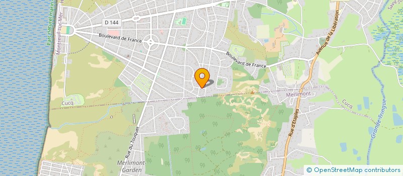 localisation de l'entreprise DC IMMO  CUCQ