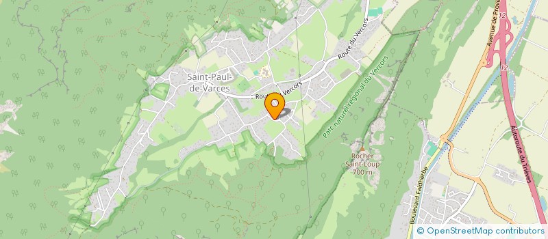localisation de l'entreprise DC IMMO  SAINT-PAUL-DE-VARCES