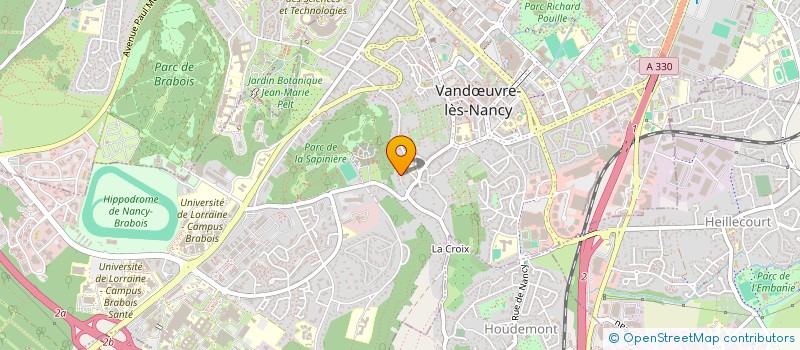 localisation de l'entreprise DC IMMOBILIER  VANDUVRE-LES-NANCY