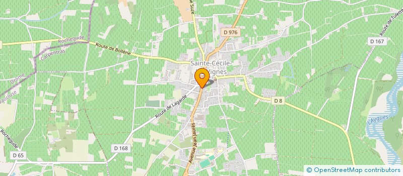 localisation de l'entreprise DC INVEST  SAINTE-CECILE-LES-VIGNES