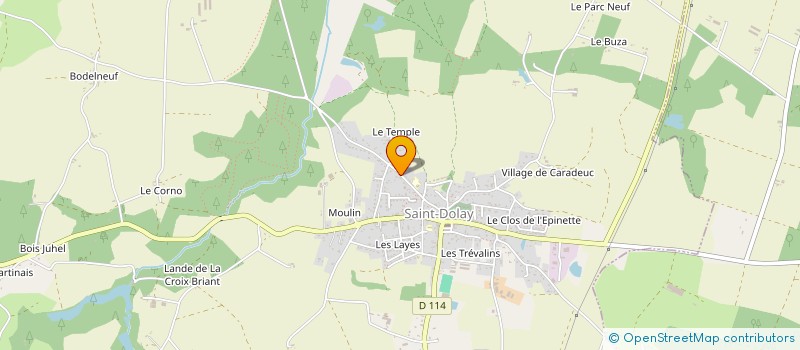 localisation de l'entreprise DC INVEST  SAINT-DOLAY