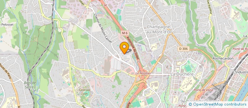 localisation de l'entreprise DC INVEST  ECULLY