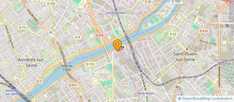 localisation de l'entreprise DC INVEST à CLICHY