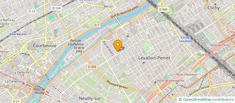 localisation de l'entreprise DC INVEST à LEVALLOIS-PERRET
