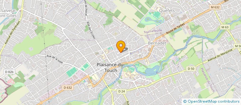 localisation de l'entreprise DC INVEST à PLAISANCE-DU-TOUCH