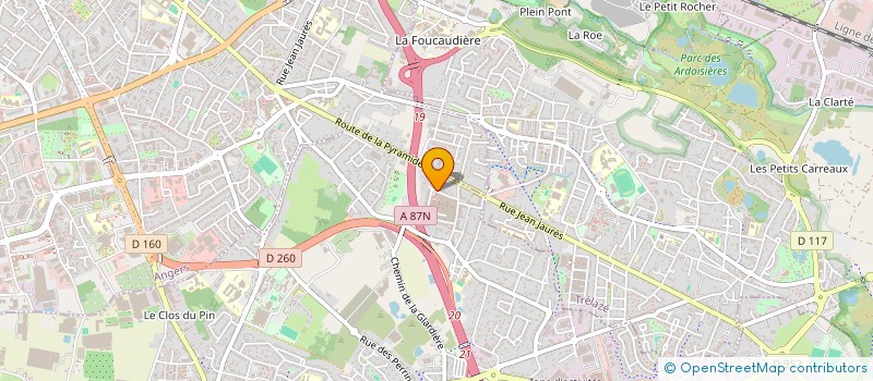 localisation de l'entreprise DC INVEST  LES PONTS-DE-CE