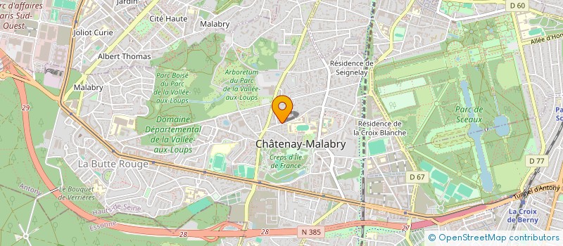 localisation de l'entreprise DC INVESTISSEMENT  CHATENAY-MALABRY