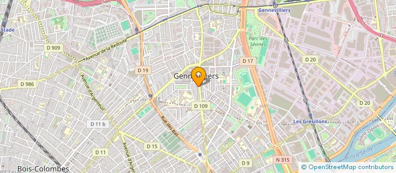 localisation de l'entreprise DC JEANS 69 à GENNEVILLIERS