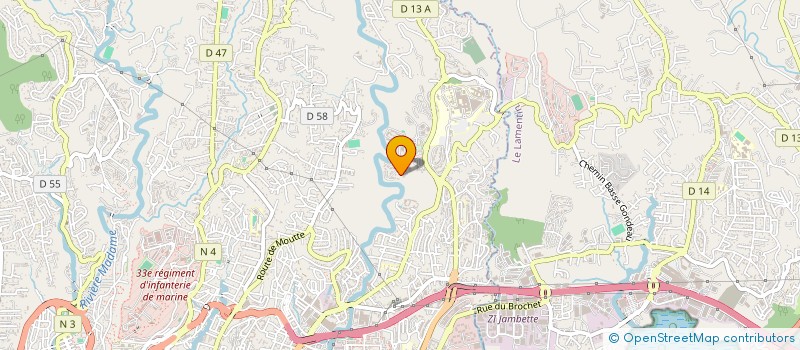 localisation de l'entreprise DC LAVAGES & LOCATIONS  FORT DE FRANCE