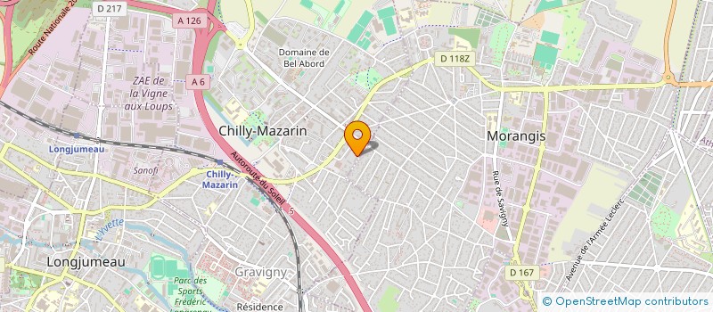 localisation de l'entreprise DC LEC  CHILLY-MAZARIN