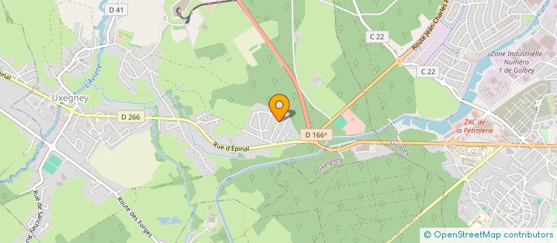 localisation de l'entreprise DC LORAIN  UXEGNEY