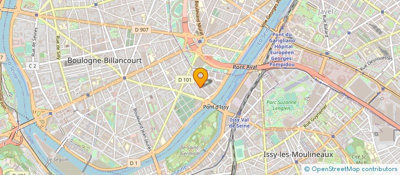 localisation de l'entreprise DC - MEDIAS à BOULOGNE-BILLANCOURT