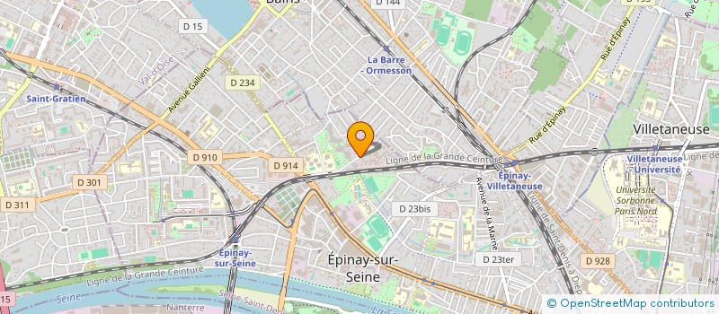 localisation de l'entreprise DC MOTION DESIGN à EPINAY-SUR-SEINE