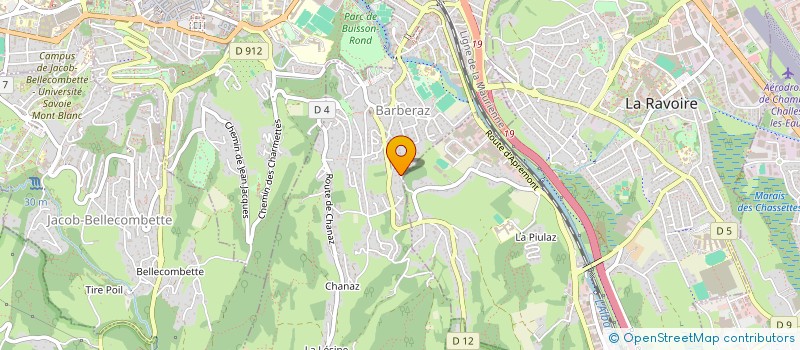 localisation de l'entreprise DC PARTNER  BARBERAZ