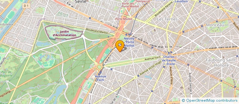 localisation de l'entreprise DC PARTNER  PARIS