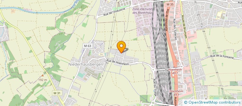 localisation de l'entreprise DC PATRIMOINE  NIEDERHAUSBERGEN