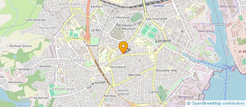 localisation de l'entreprise DC RENOV à LORIENT