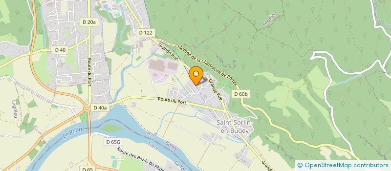 localisation de l'entreprise DC RENOVATION  SAINT-SORLIN-EN-BUGEY