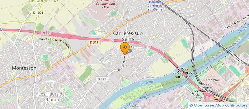 localisation de l'entreprise DC RESTO SYSTEMES à CARRIERES-SUR-SEINE