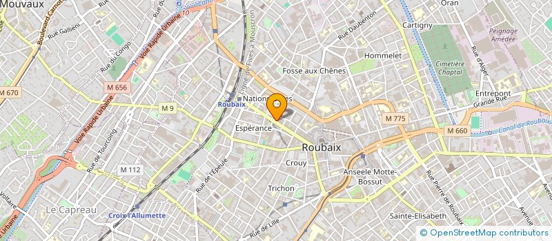 localisation de l'entreprise DC RETAIL FRANCE à ROUBAIX