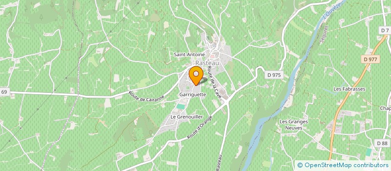 localisation de l'entreprise DC SERVICES  RASTEAU