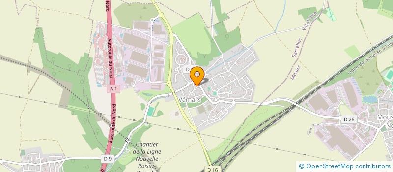 localisation de l'entreprise DC SOUND  VEMARS