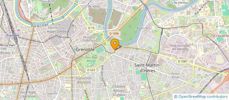 localisation de l'entreprise DC SPORTS à GRENOBLE