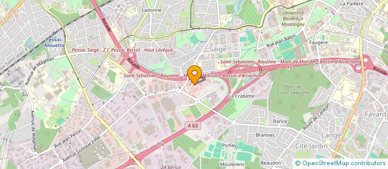 localisation de l'entreprise DC SYSTEMS à PESSAC
