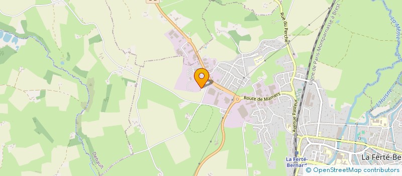 localisation de l'entreprise DC WINE BEER & SPIRITS  LA FERTE BERNARD