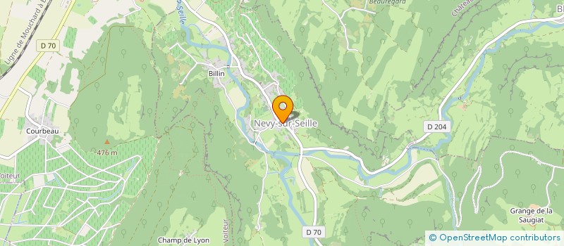 localisation de l'entreprise DC2  NEVY-SUR-SEILLE